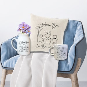 Home Decor Grandma Gift, Awesome Nanny Gift ,Personalised Cushion For Grandmother, Gift For Nan, Gifts For Grandma, Nana Gift, mama