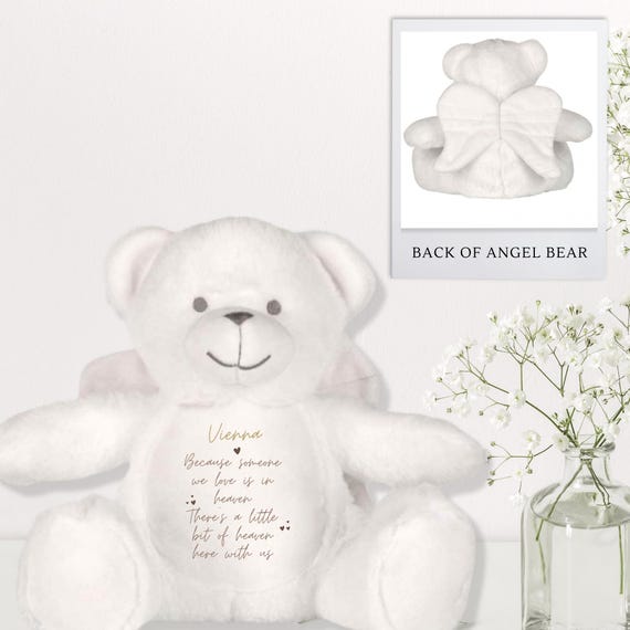 Personalised Memory Teddy Bear, Memory Gift, Soft Toy, Memorial Gifts, Remembrance Gift, Personalised Gift, Sympathy Gift, Miscarriage Gift
