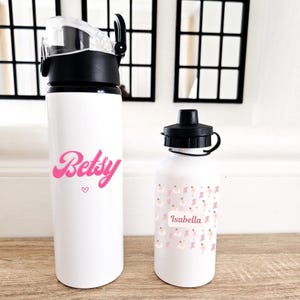 Personalised Water Bottle, Back To School, Kids Water Bottle, Water Bottle With Name, Gifts For Kids, Personalized Bottle, School Supplies