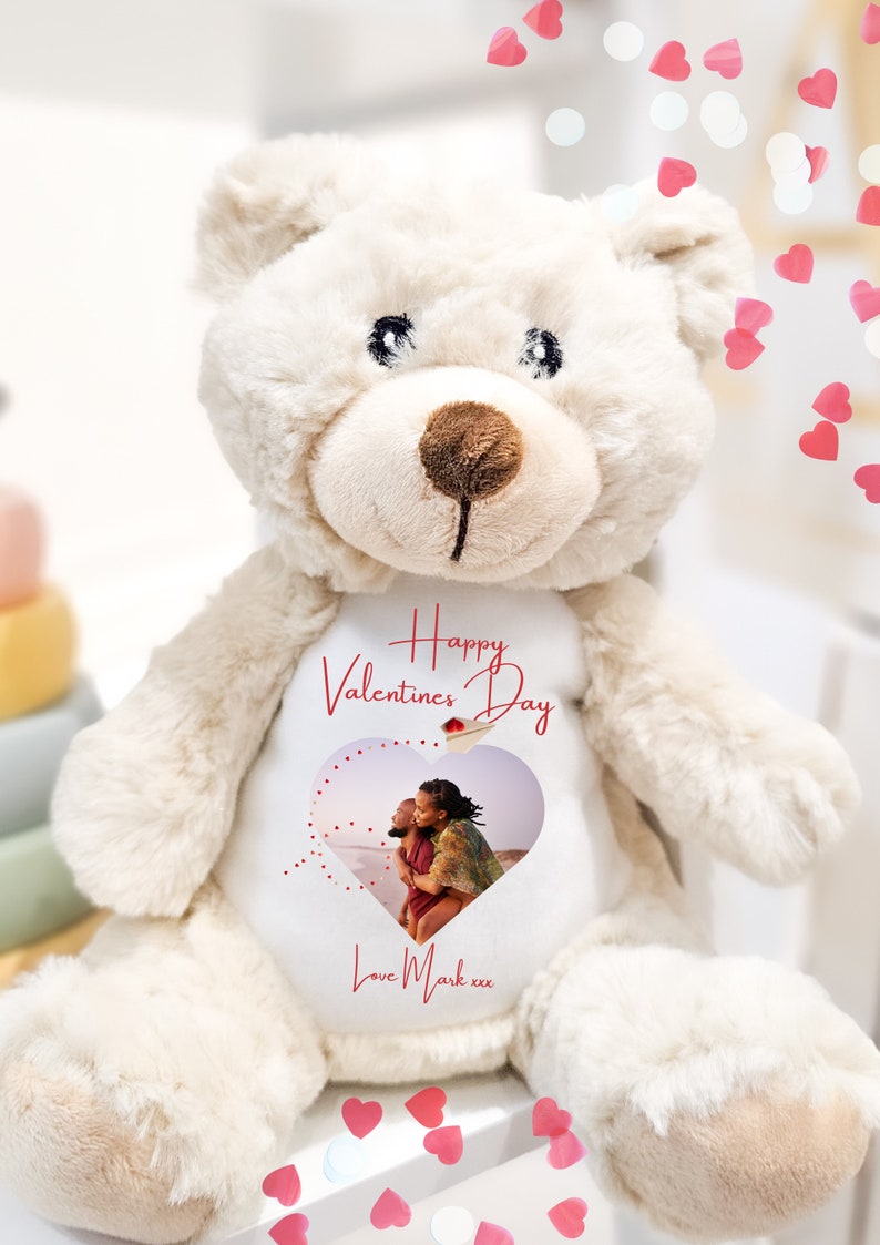 Personalised Anniversary Wishes Gift, Anniversary Soft Toy, Anniversary Gift For Her, Gift for Him, Gift For Boyfriend, Gift for Girlfriend, Bear