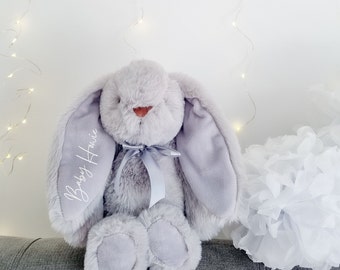 Personalised bunny, Baby Gift Girl, Baby Gift Boy, Personalised Teddy, New Baby Gift, Personalised Bunny