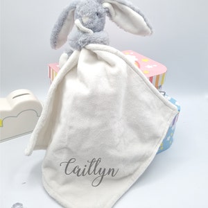 Personalised Custom Baby Girl Comforter, Embroidered Baby Girl Gift, Gift For Baby, Baby Gifts, Gift For Her, Gift For Him image 4