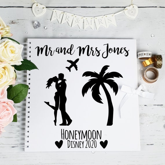 Couples Honeymoon Personalised Scrapbook