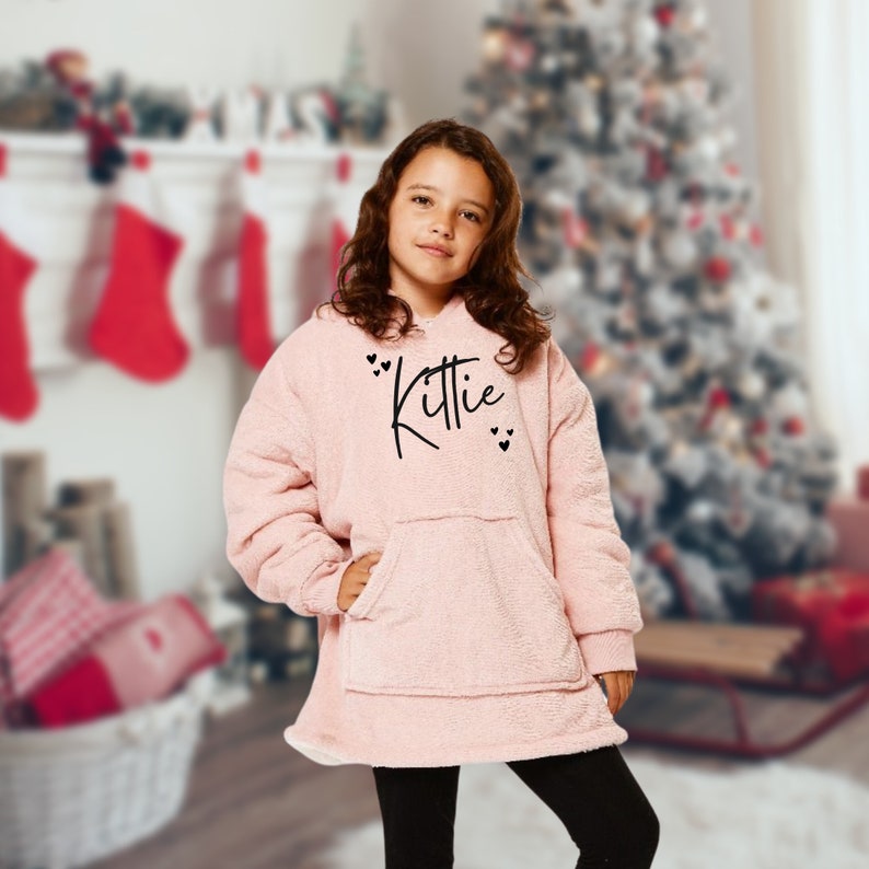 Snuggle Hoodie Christmas Gift Hooded Blanket Personalised Etsy UK