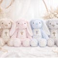 Personalized Christening Bunny Gift - Custom Plush Rabbit - Baby Baptism Keepsake - Holy Communion Soft Toy - Custom Name & Date Gift product logo