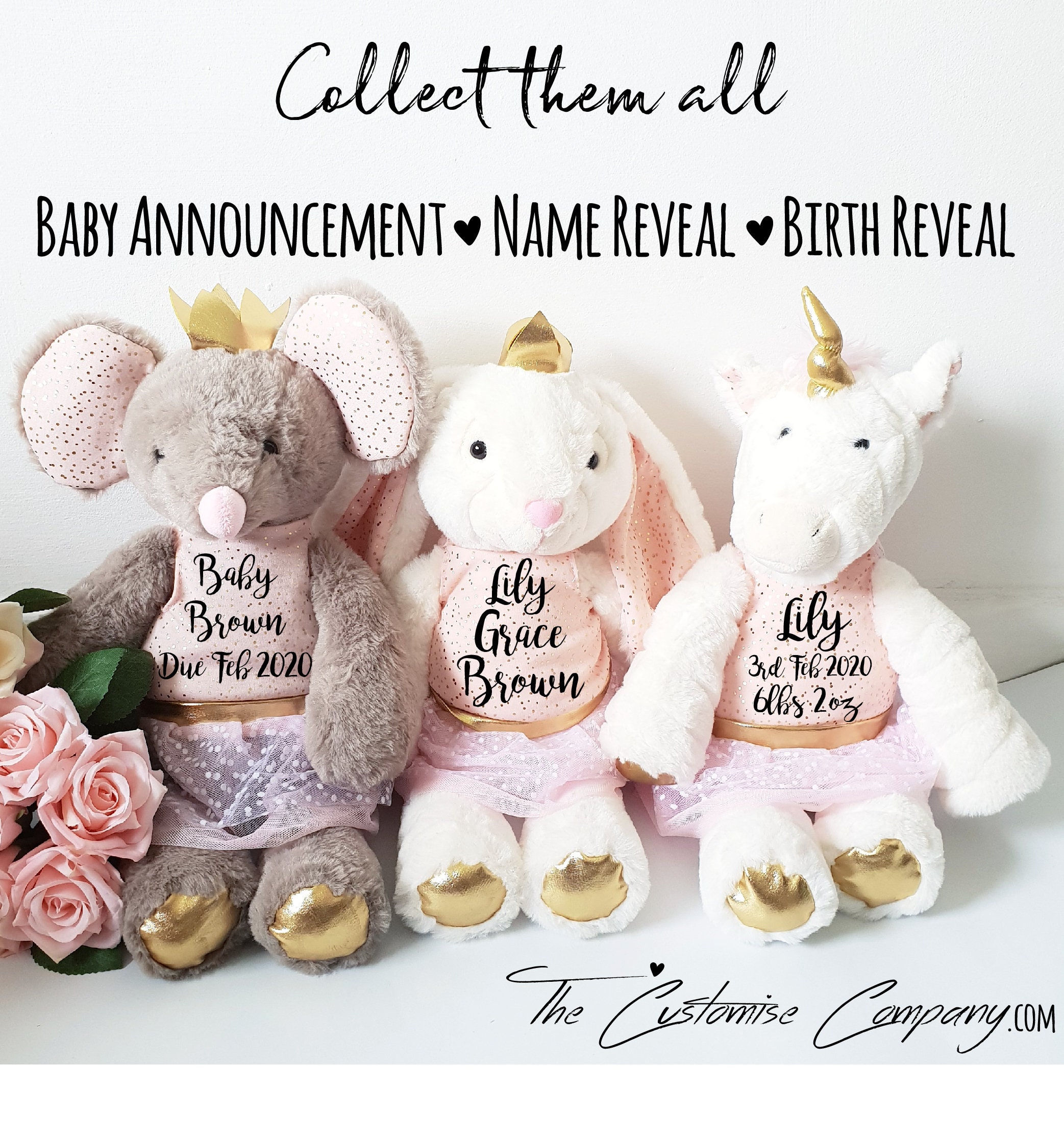 big sister little sister stuffed animals