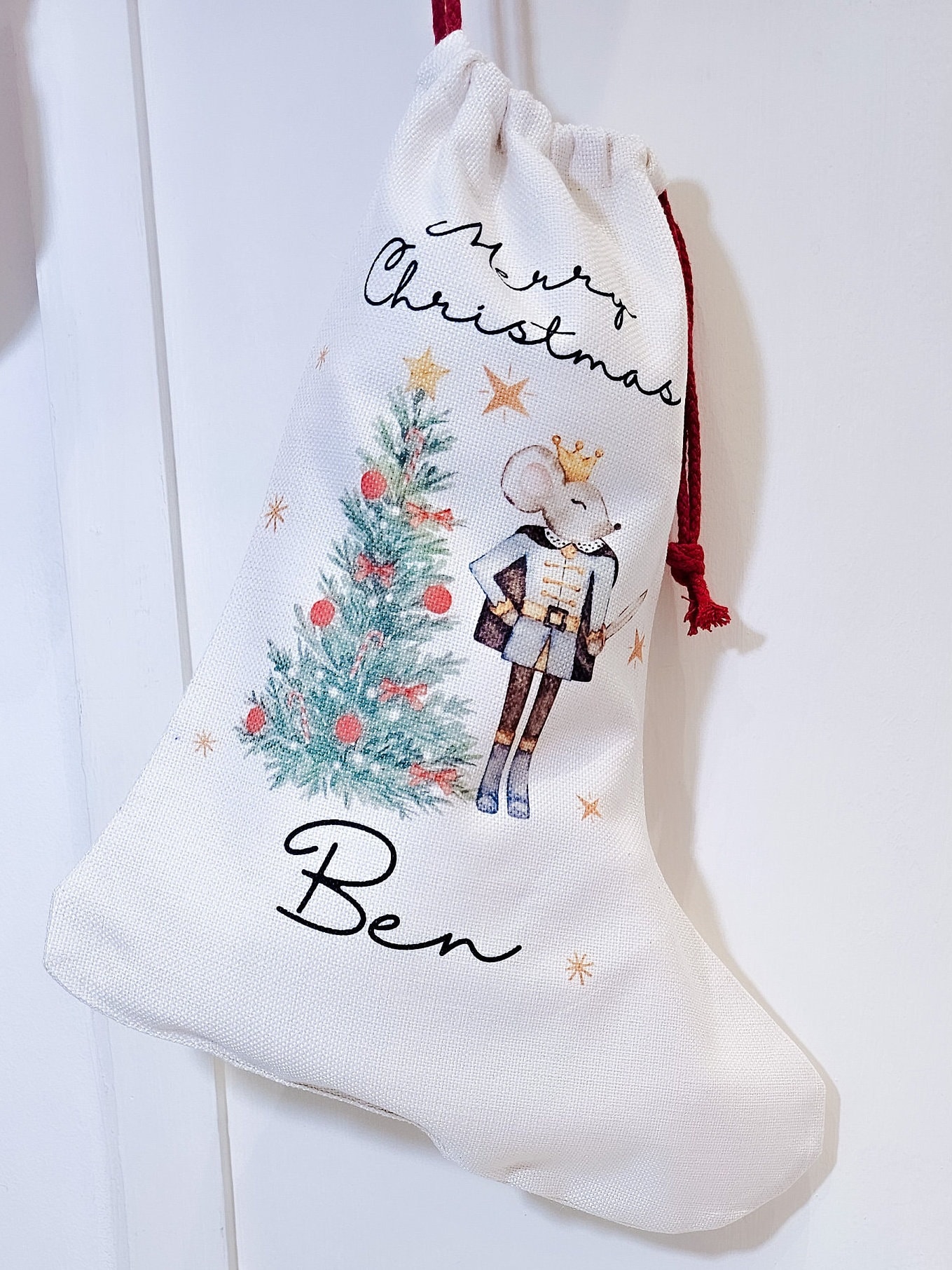 Personalised Christmas Special Delivery Stocking, First Christmas Stocking, Family Christmas Stocking Set, Sugar Plum Fairy, Girl Gifts