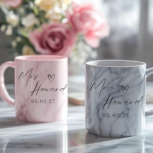 Wedding Gift, Personalised Mugs, Mr and Mrs Mugs, Gifts For Couples, Coffee Mugs, Couple Gifts,Wedding Gifts,Personalised Gifts,Personalized