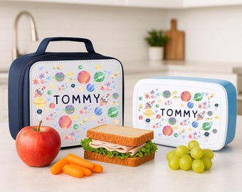 Bolsa de almuerzo personalizada, lonchera térmica, regreso a clases, regalos para niños, bolsa de almuerzo, lonchera para niños, regalos para niños, lonchera personalizada