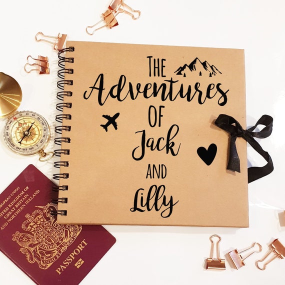 personalized travel scrapbook
