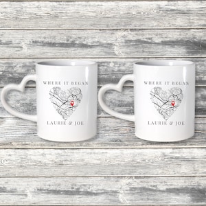 Benutzerdefinierte Karte, personalisierte Tassen, Hochzeitsgeschenke, Geschenke für Paare, Geschenk für sie, Geschenk für ihn, Jahrestagsgeschenk, benutzerdefinierte Karte Geschenke, Kaffeetassen