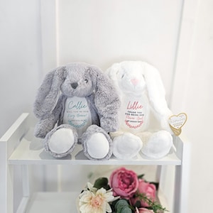 Personalised Page Boy Gift, Personalised Bunny, Wedding Gift, Gift For Kids, Personalised Gift, Gift For Him, Personalized Gifts, Teddy Bear