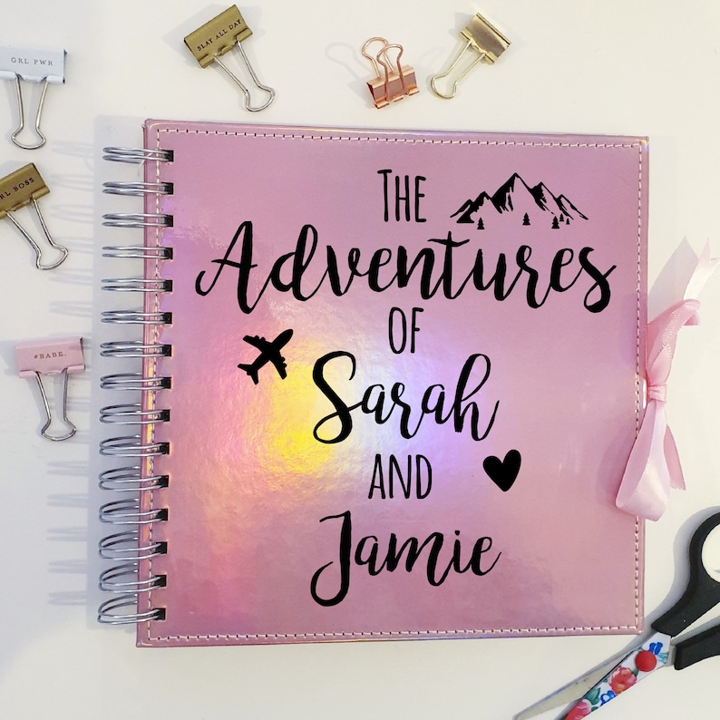 Personalized Travel scrapbook