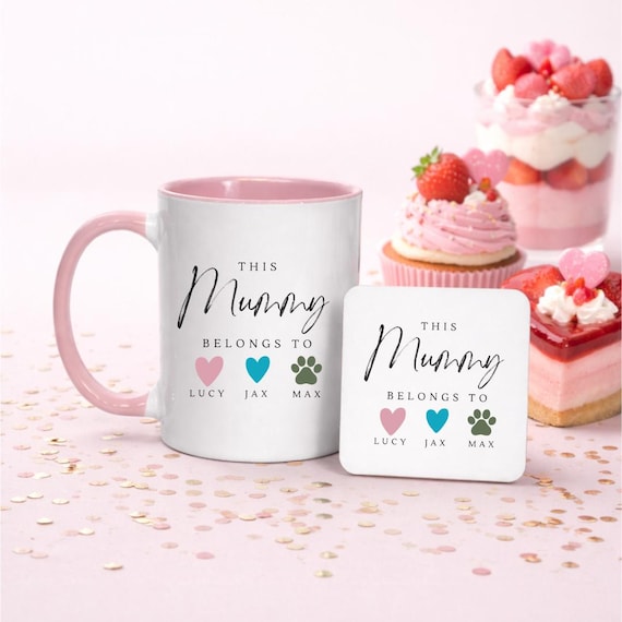 Personalised Mug, Mothers Day Gift, Gift for Mum, Birthday Gift, Gift For Her, Coffee Mug, Personalised Gifts, Dog Mum, Custom Gifts