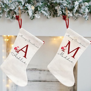 Personalised Christmas Stocking, First Christmas Gift, Personalised Family Christmas Stockings, Personalised Christmas Decorations