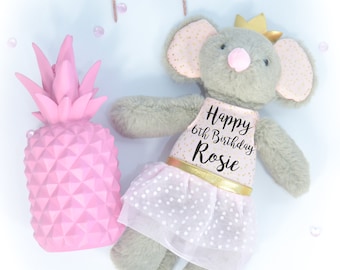 Birthday Gift for Her, Personalised Gift, Birthday Girl Gift, Birthday Gift for Him, Teddy Bear, 1st Birthday Gift, Personalised Soft Toy