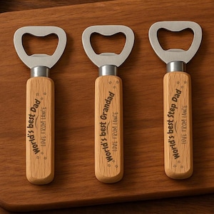 Chisrtmas Day Gifts, Personalised Bottle Opener, Gifts For Him, Gifts For Dad, Grandad Gifts, Dad Gifts, Gifts For Men, Personalised Gifts