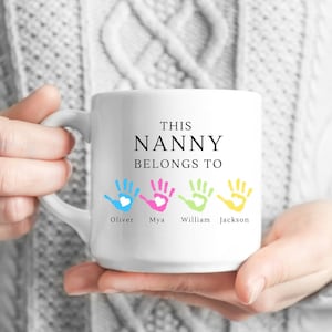 Birthday Gift for mum, Gift For Nanny, Grandma Gift, Personalised Mug, Gifts For Nanna, Grandparents Gift, Personalised Gift For Her