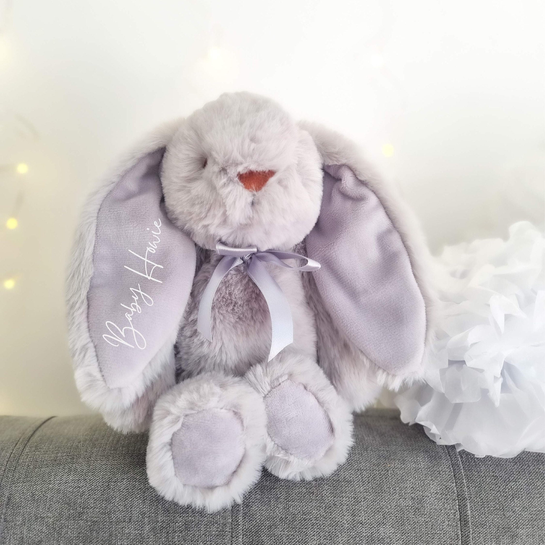 Flower Girl Gift, Flower Girl Proposal, Bridesmaid Proposal, Wedding Favors, Bridesmaid Gift, Personalised Bunny, Personalised Teddy Bear
