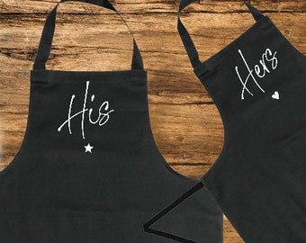 Gift for Couples, Anniversary Apron, His and Her Gifts, Personalised Gift, Personalised Gift Set, Personalised Apron, Mugs, Couple Gift Set,