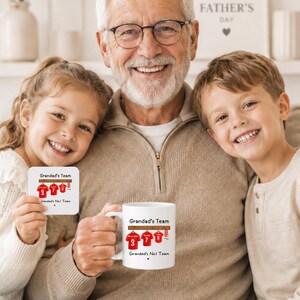 Gepersonaliseerde mok, mok voor papa, verjaardagscadeau, gepersonaliseerde mok voor hem, mok vaders voetbalteam, cadeau vader, cadeau voor vader, verjaardagsmok afbeelding 10
