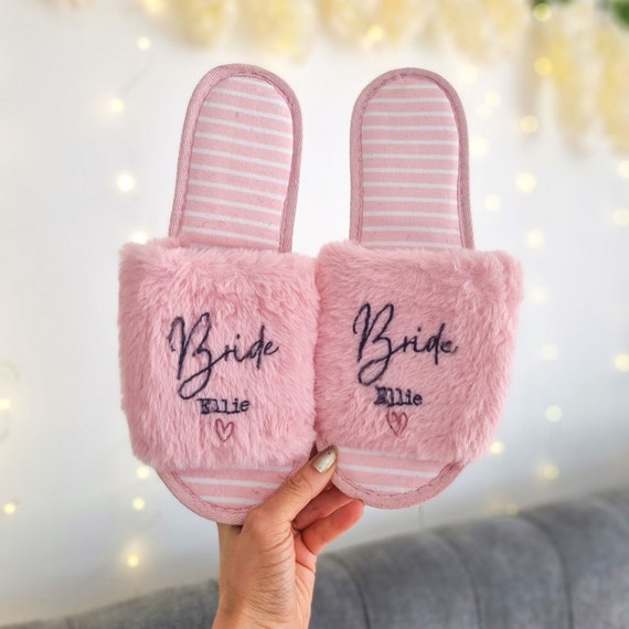 Chaussons, cadeau pour elle, chaussons de demoiselle d'honneur