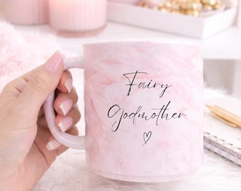 Gepersonaliseerde mok, verjaardagscadeau, gepersonaliseerd peetmoedercadeau, keramische mok, voorstel peetmoeder, peetmoedercadeaus, doopcadeau