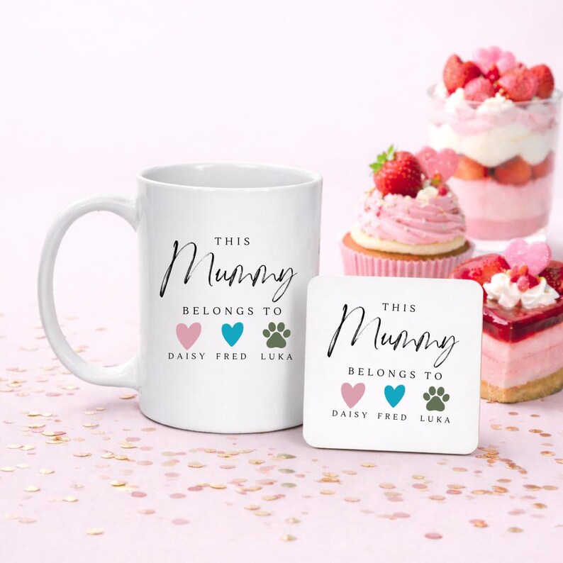 Personalised Mug, Gift for Mum, Birthday Gift, Gift For Her, Coffee Mug, Personalised Gifts, Dog Mum, Custom Gifts image 4