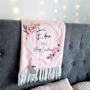 Personalised Blanket , Blanket, Birthday Gift, Gift For Her, Personalized Throw, Personalised Gift,Throw Blanket,Blanket