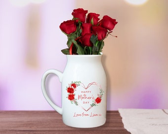 Personalized Mother's Day Vase, Mother's Day Gift, Gift for Mother's Day , Gift for Mom, Gift for Mum, Mum Birthday Gift