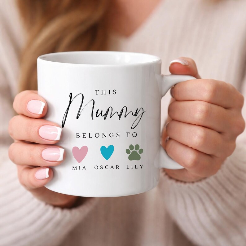 Personalised Mug, Gift for Mum, Birthday Gift, Gift For Her, Coffee Mug, Personalised Gifts, Dog Mum, Custom Gifts image 11