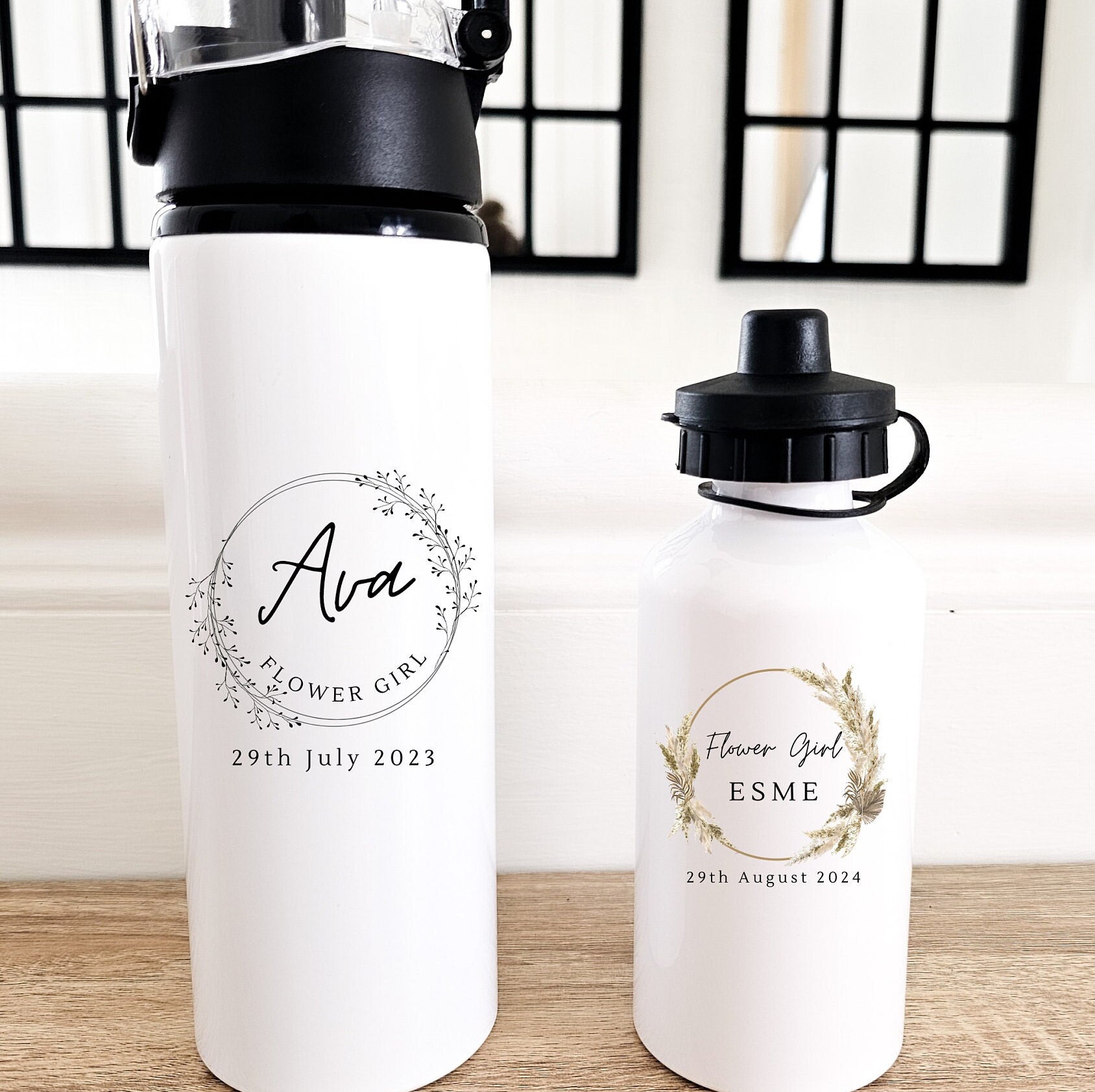 Personalized Recycled Water Bottle- great Wedding gift