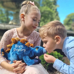Personalised Ecofriendly Dinosaur, Birthday Gifts, Dinosaur Personalised Toy, Gift for Baby, Dinosaur , Ecofriendly Gift, Stuffed Animal