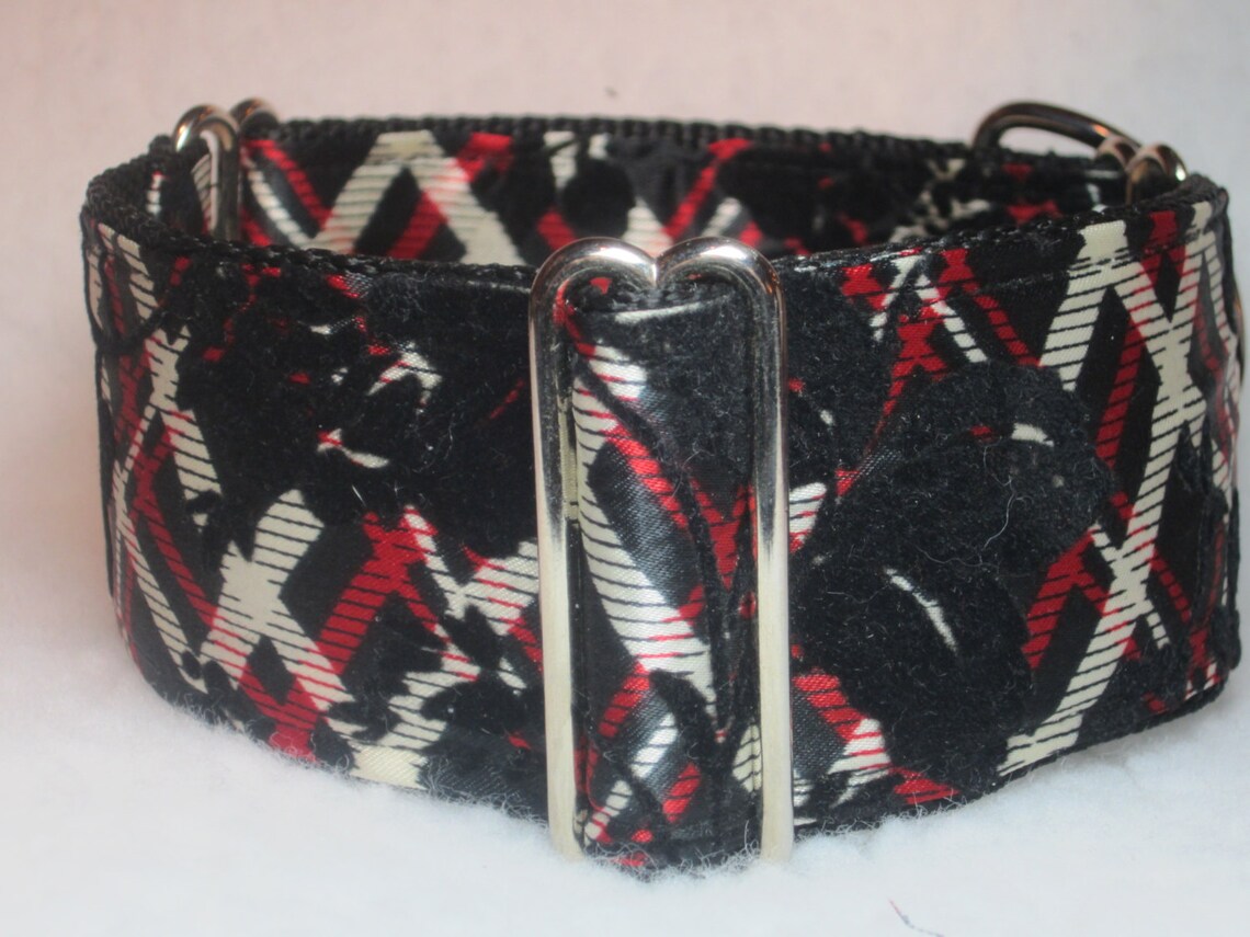 Floral Design Martingale Collar Greyhound Martingale Dog Etsy