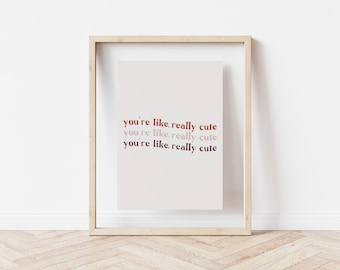 Valentine's Day Print // Valentine's Day / Valentine's Day Decor / Valentine's Day Print / Valentine's Printables / Valentine Wall Art