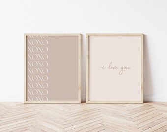 Neutral Wall Decor // Valentine's Day / Valentine's Day Decor / Valentine's Day Print / Neutral Valentine's / Valentine's Day Printable