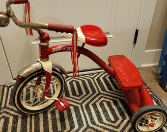 Vintage Radio Flyer Tricycle Retro RED 