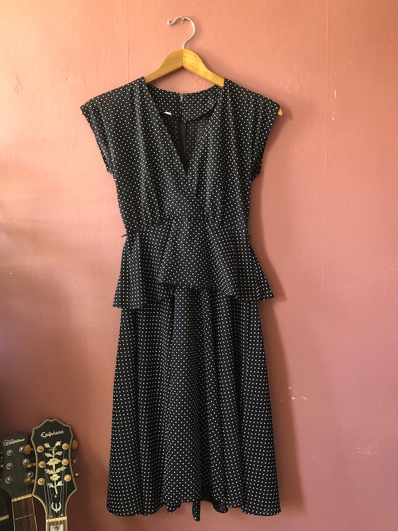 Dita Dress- 40s style polka dot dress