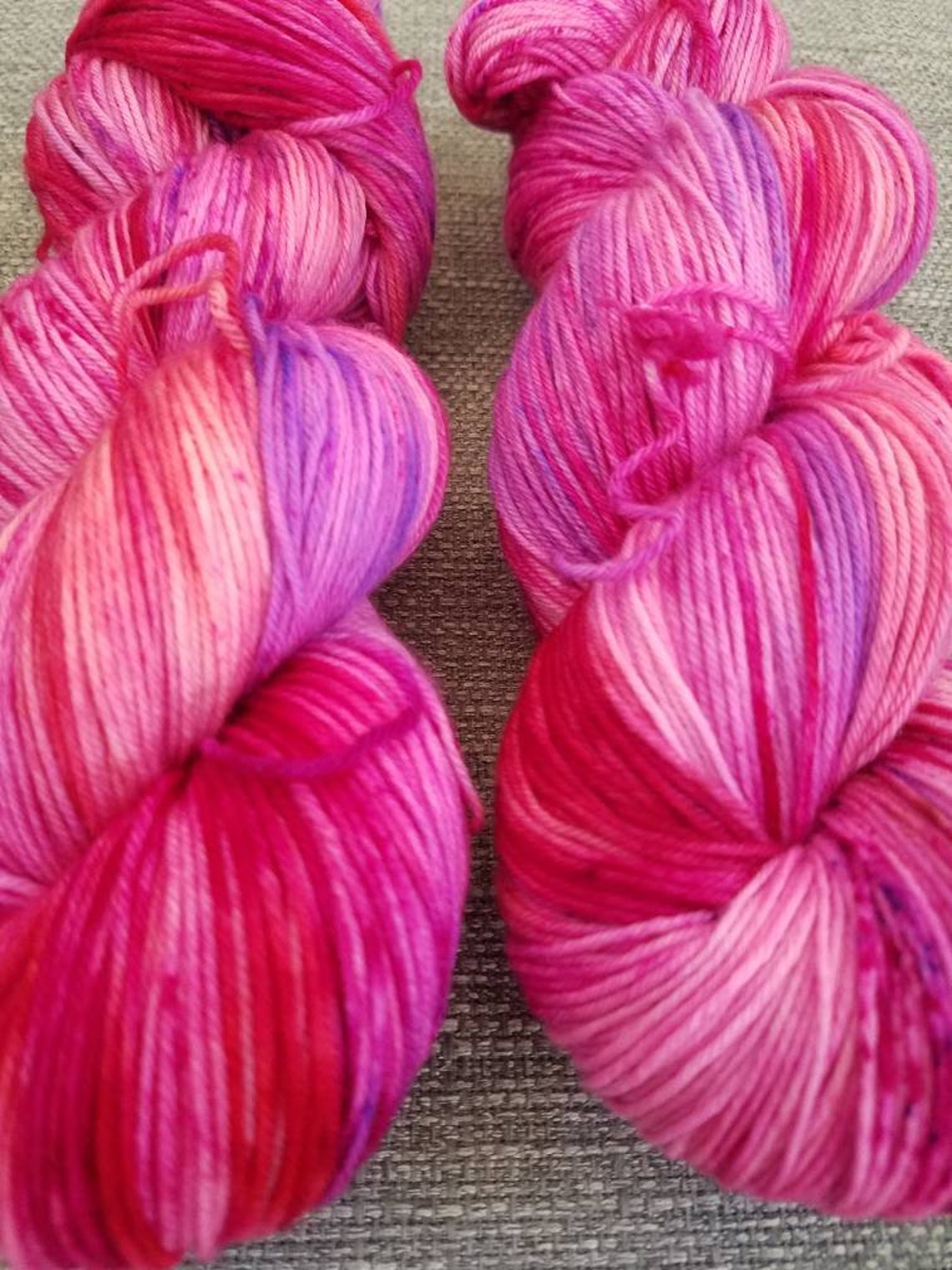 Rose Colorway. Indie Hand Dyed Yarn. Hand dyed yarn in small Etsy