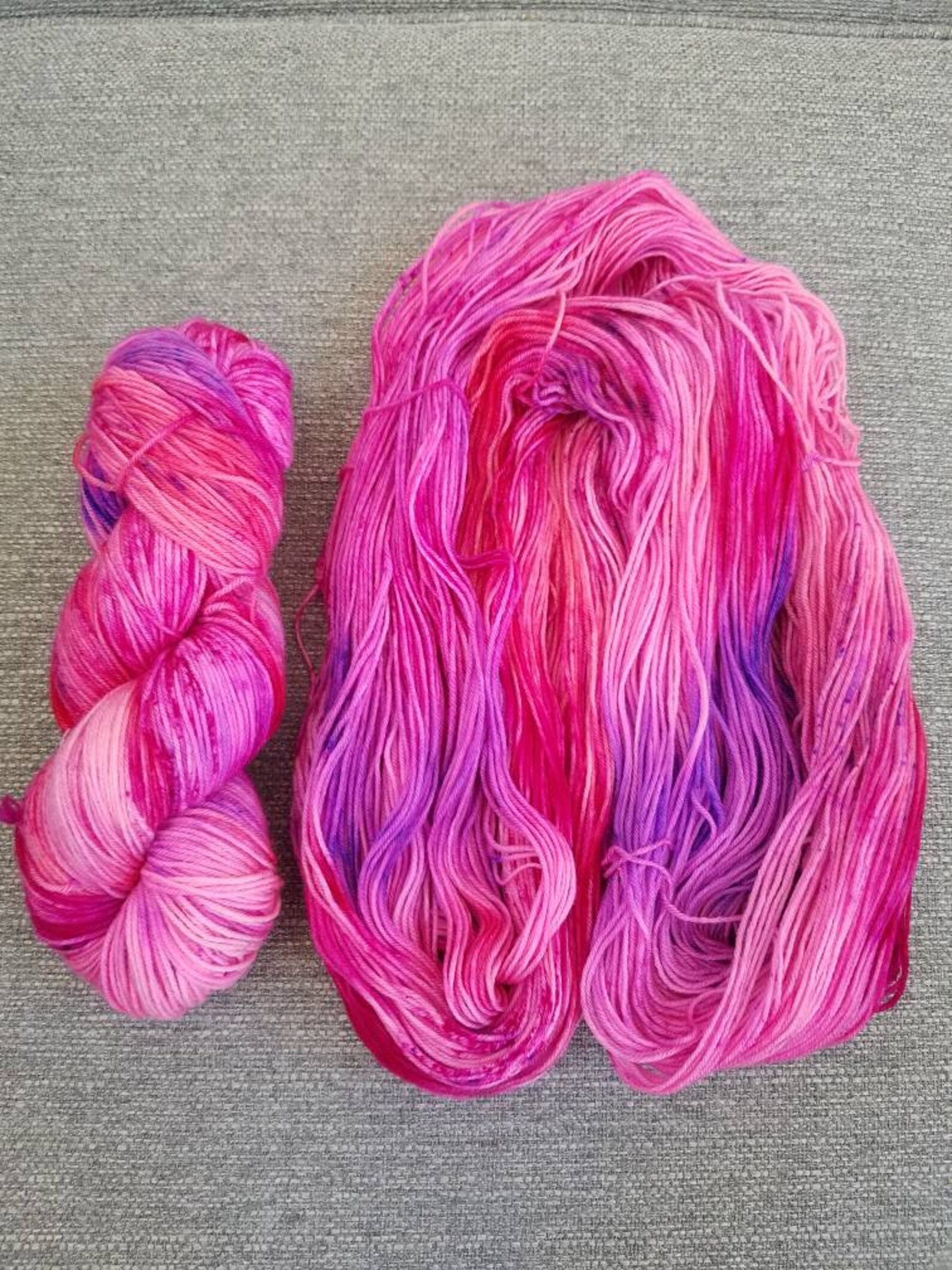 Rose Colorway. Indie Hand Dyed Yarn. Hand dyed yarn in small Etsy