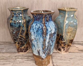 Octagon Ceramic vase.