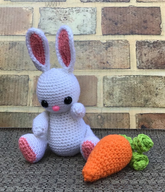 MADE TO ORDER Baby Bunny with Carrot Animaguri
