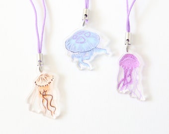 Jellyfish 1" phone/zip/keycharm