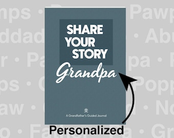 Personalized Grandfather Life Story Journal: Keepsake Gift