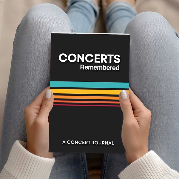 Concert Journal | Track Favorite Concerts | Music Diary and Logbook (Paperback)