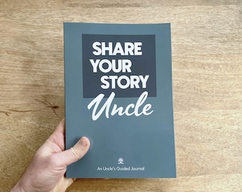 Uncle Life Story Journal: Guided Prompts, Paperback Keepsake