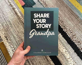 Grandpa's Life Story Journal: Hardcover Memory Book with Prompts