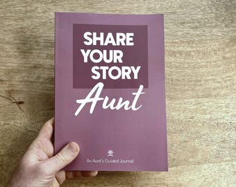 Aunt Life Story Guided Journal: Paperback Memory Keepsake