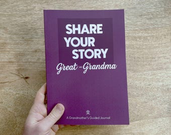 Great-Grandma Life Story Journal: Four Generations Memory Book
