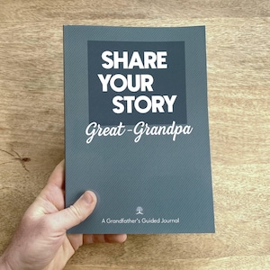 Great-Grandpa Life Story Journal - Father&#39;s Day Book | Guided Journal for Great-Grandfathers | Memory Book Great-Grandpa | Father’s Day Gift